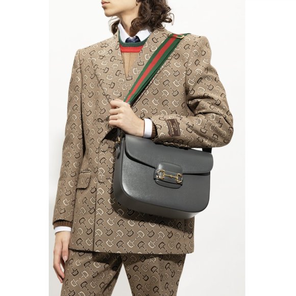 Gucci 700457 Unisex Horsebit 1955 Large Shoulder Bag - Picture 9 of 10